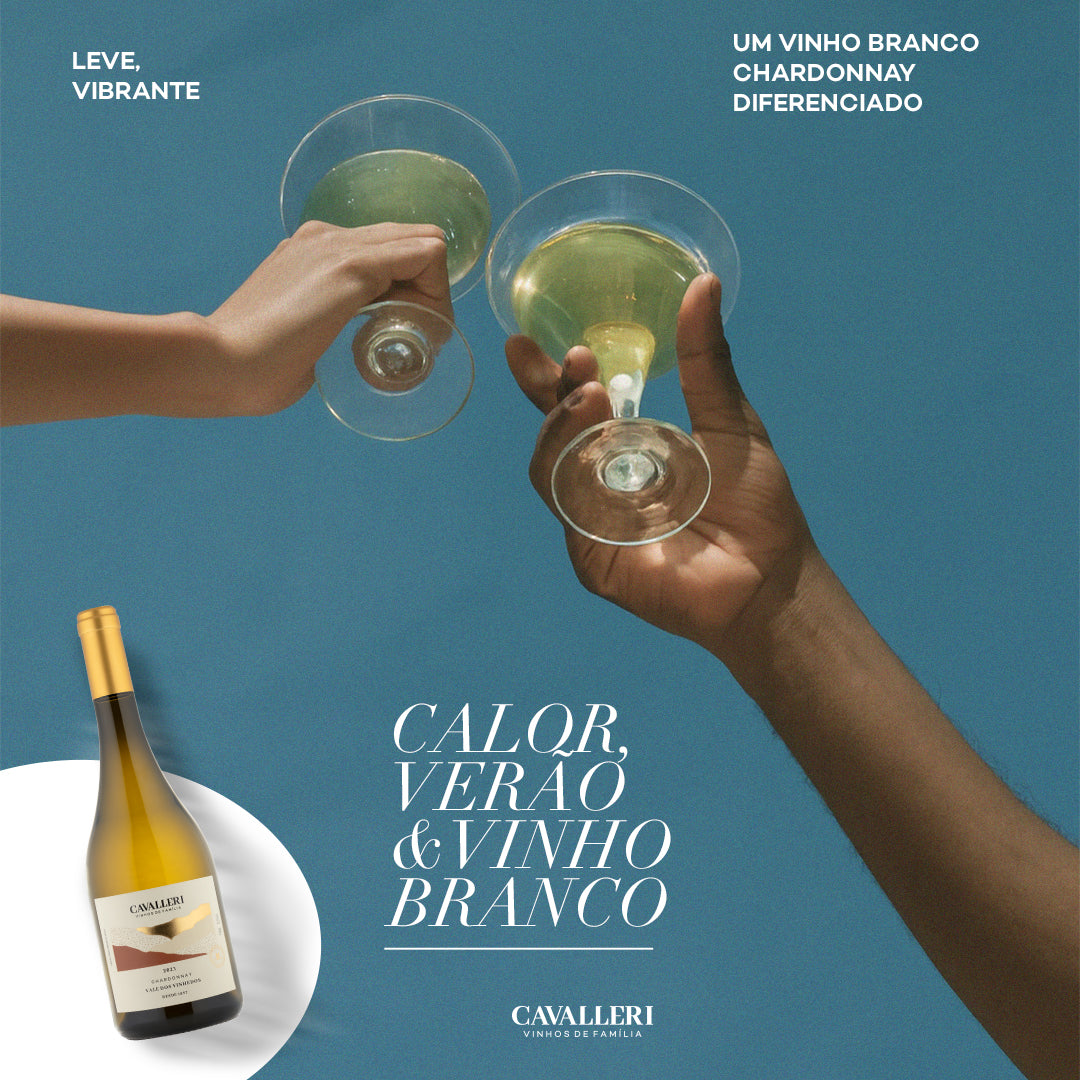 Vinho Branco Chardonnay - Vinícola Cavalleri