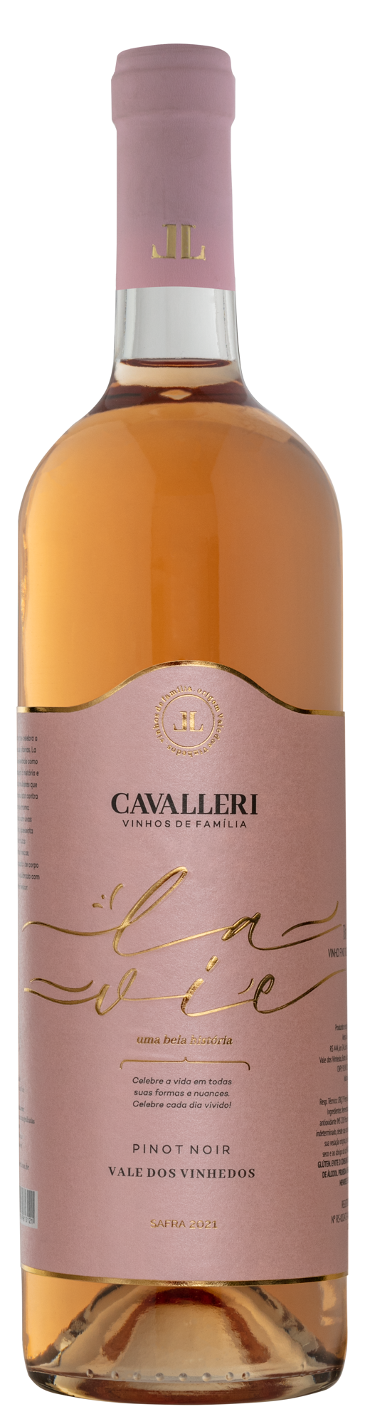 Vinho Rose La Vie Pinot Noir - Vinícola Cavalleri