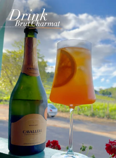 Drink com Aperol e Espumante: Brut Charmat Cavalleri