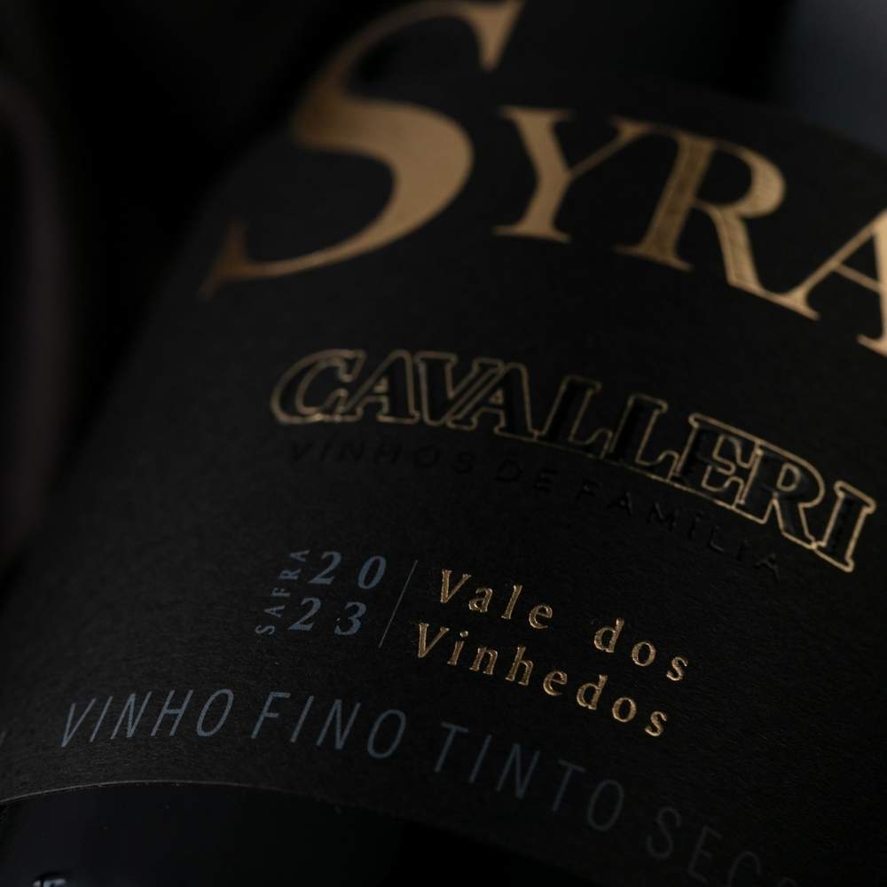 Vinho Tinto Syrah - Vinícola Cavalleri