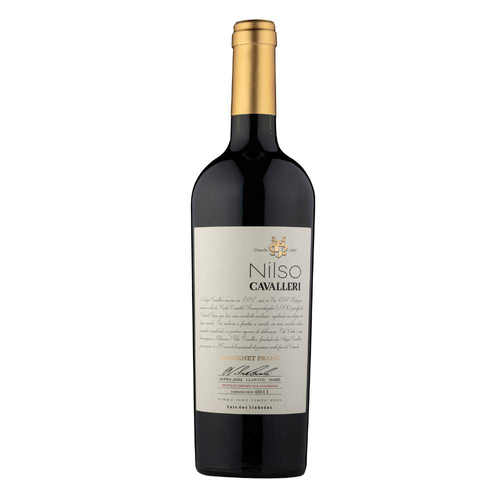 Vino tinto Cabernet Franc Nilso Cavalleri - Bodega Cavalleri