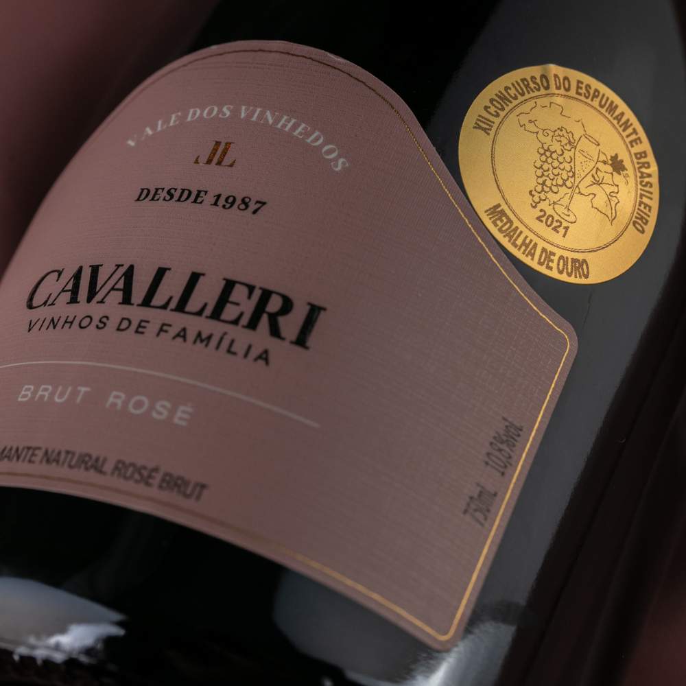 Espumante Brut Rosé - Vinícola Cavalleri