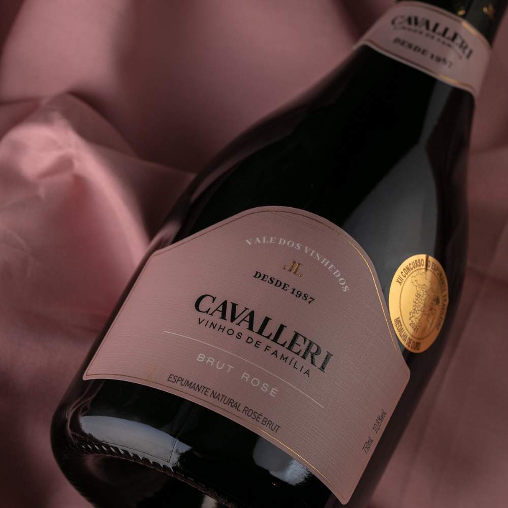 Espumante Brut Rosé - Vinícola Cavalleri