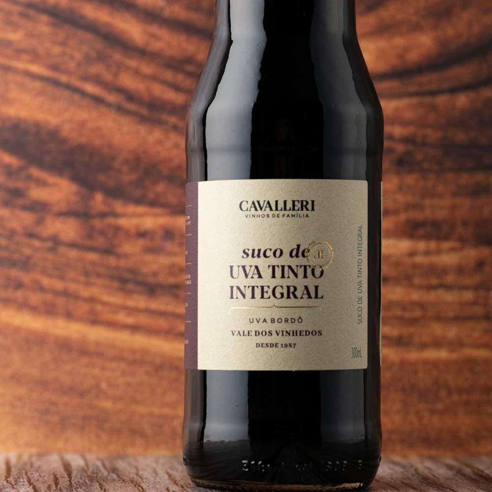 Suco de Uva Integral 300 ML  - Vinícola Cavalleri
