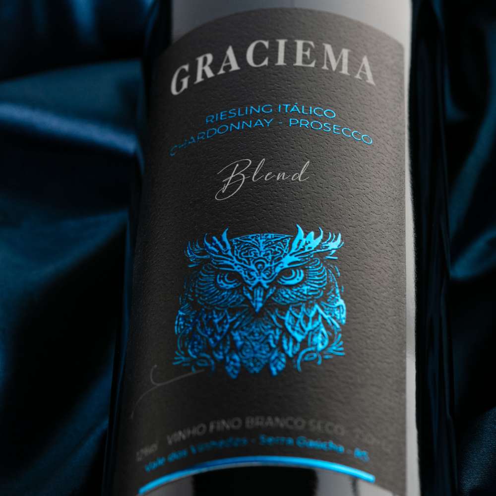 Vinho Coruja Branco Seco Graciema - Vinícola Cavalleri