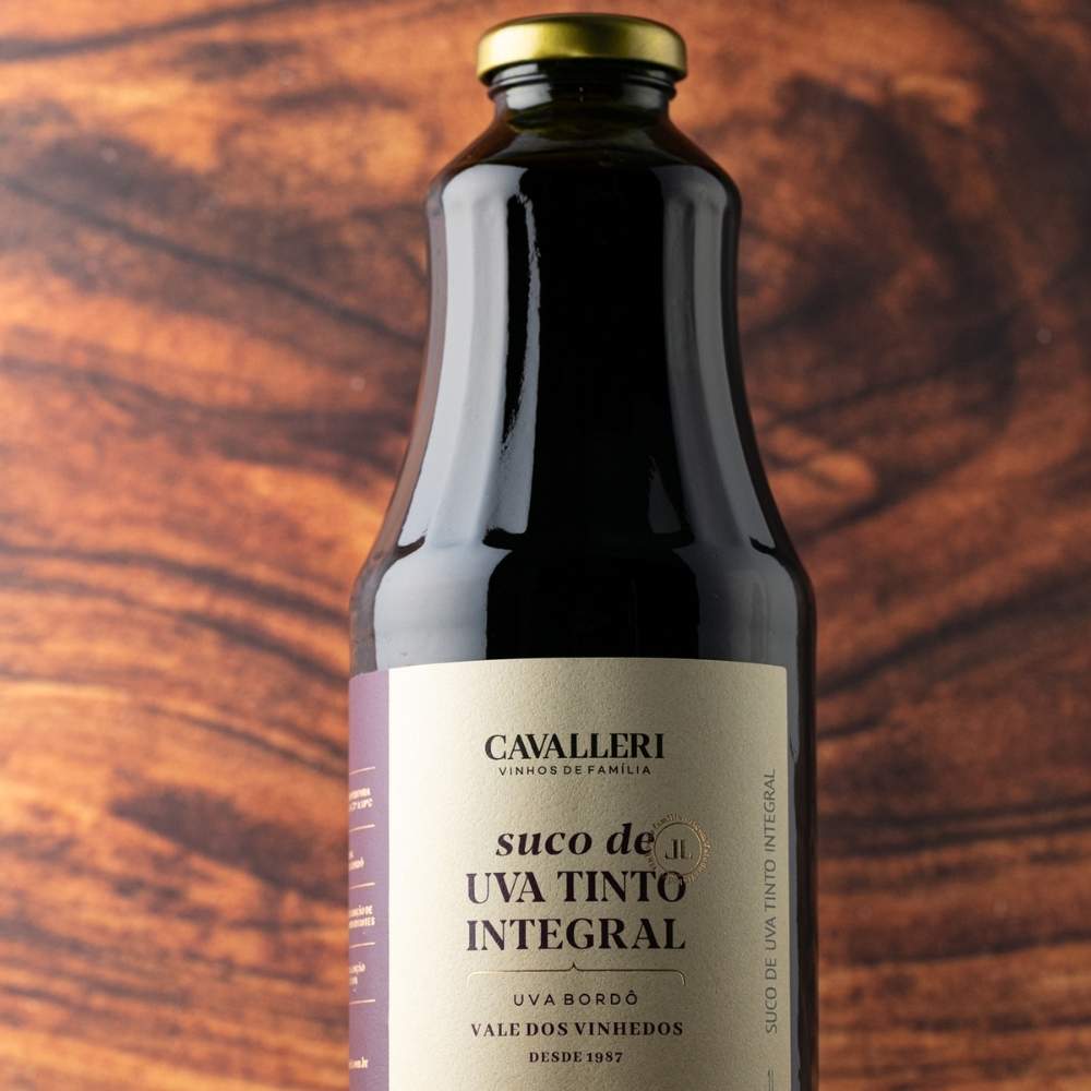 Suco de Uva Integral 1 Litro  - Vinícola Cavalleri