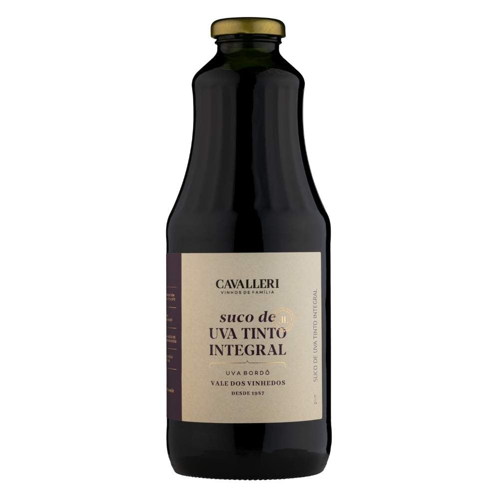 Suco de Uva Integral 1 Litro  - Vinícola Cavalleri