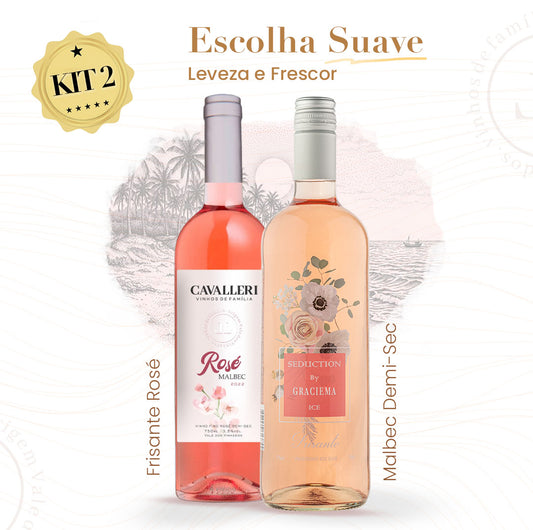 Kit Escolha Suave - Vinícola Cavalleri