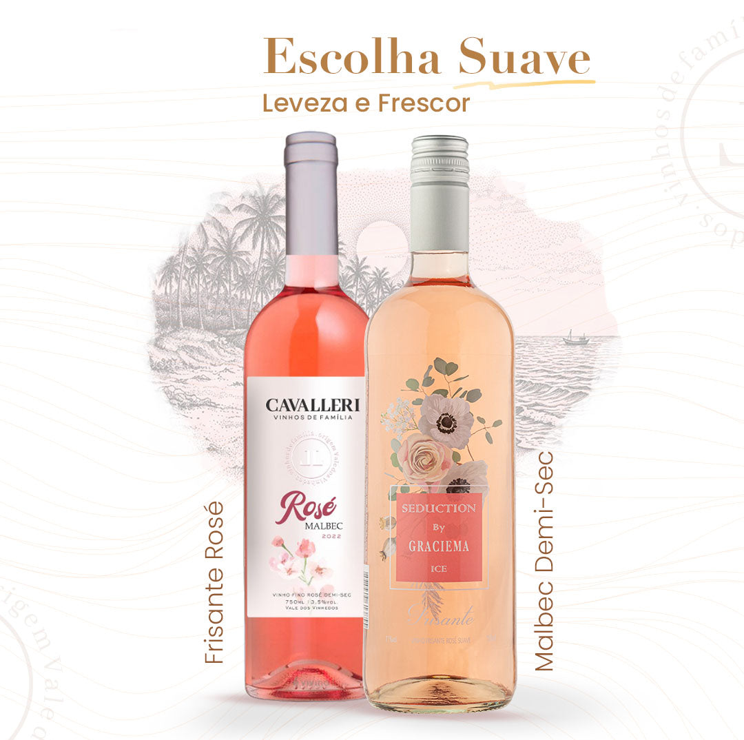 Kit Escolha Suave - Vinícola Cavalleri