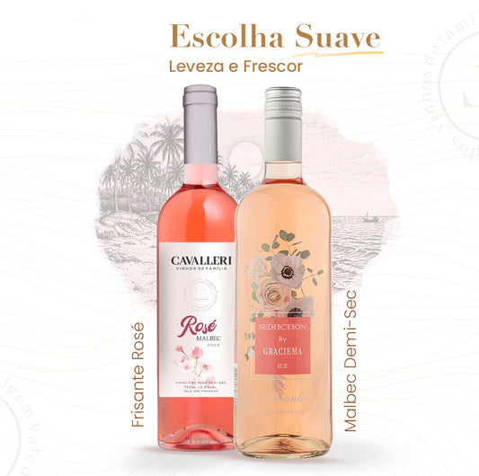 Kit Escolha Suave - Vinícola Cavalleri