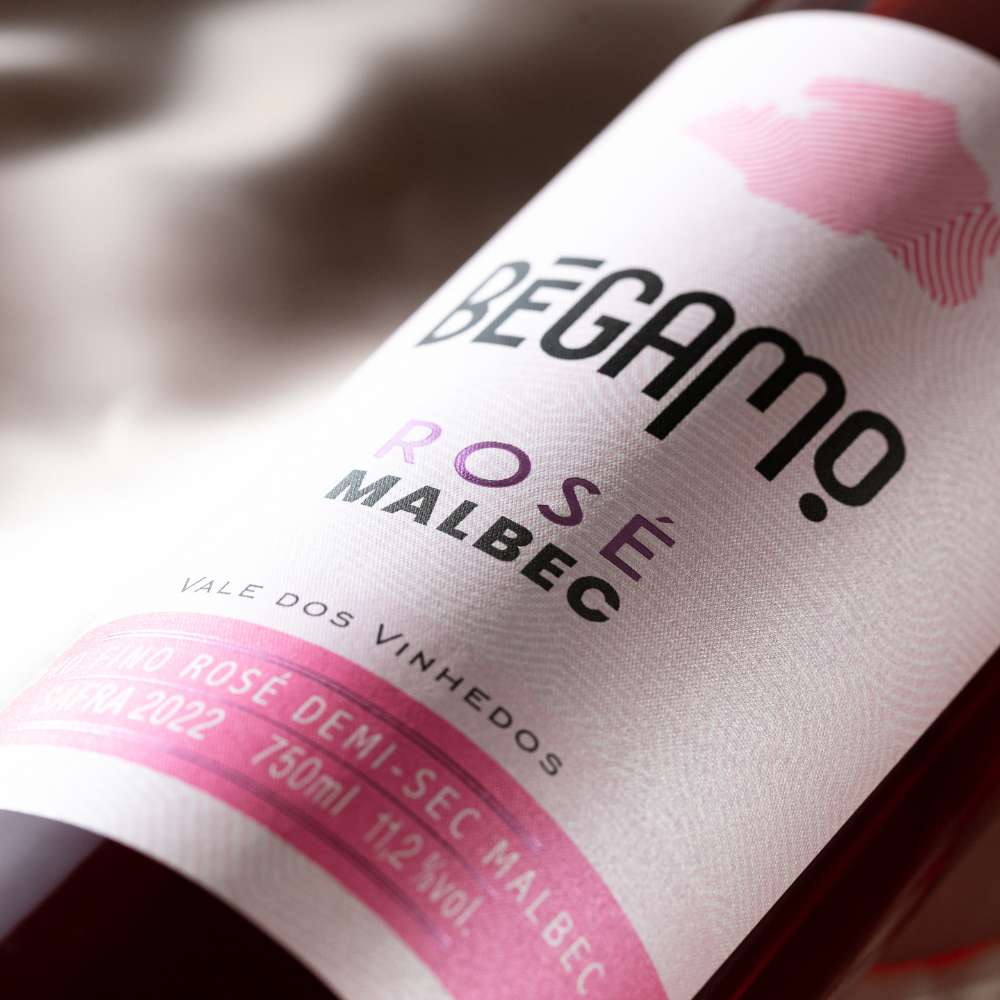 Vinho Rosé Malbec Demi-Sec Bégamo - Vinícola Cavalleri