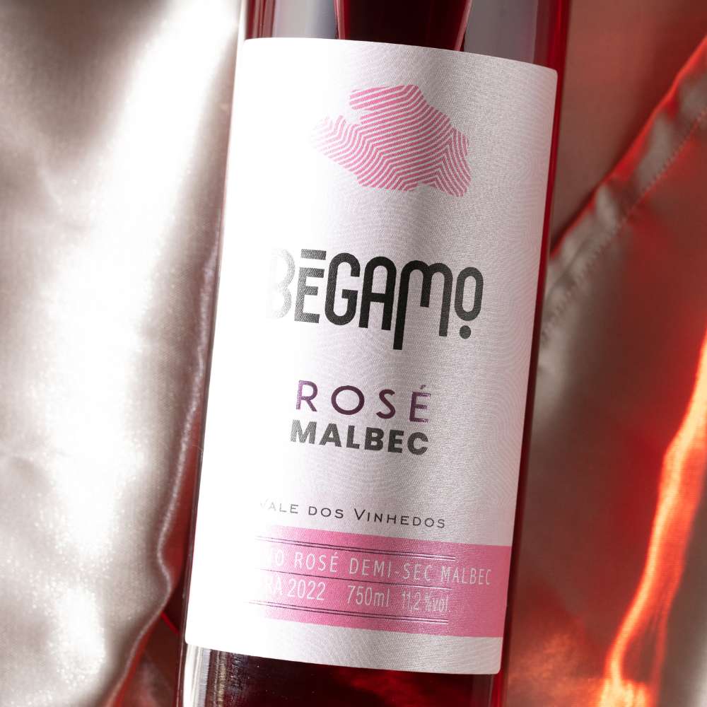 Vinho Rosé Malbec Demi-Sec Bégamo - Vinícola Cavalleri