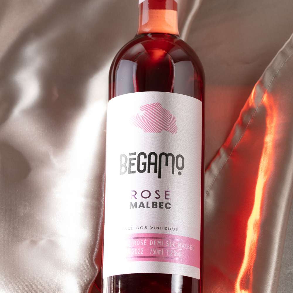 Vinho Rosé Malbec Demi-Sec Bégamo - Vinícola Cavalleri