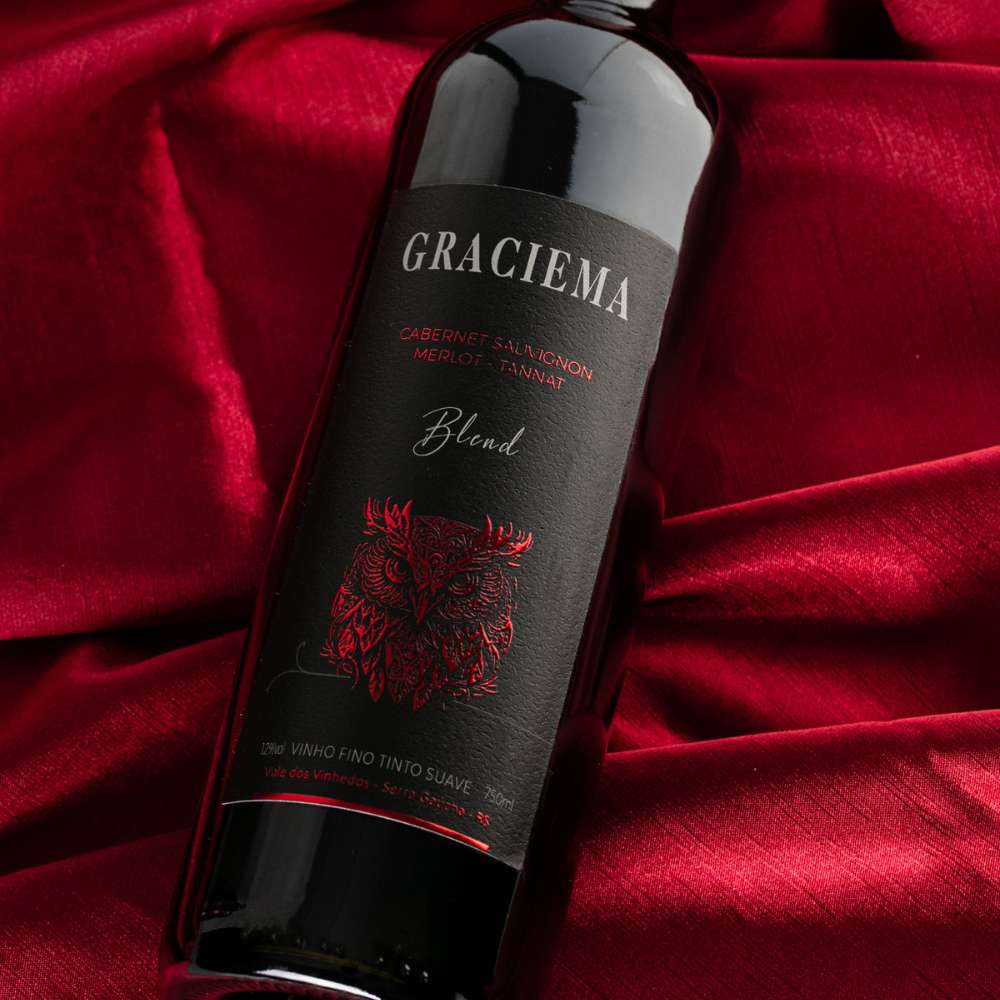 Vinho Coruja Tinto Suave Graciema - Vinícola CavallerI