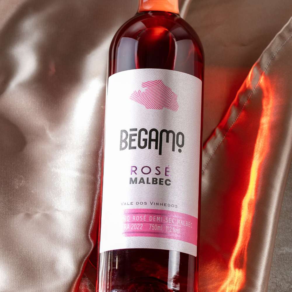 Vinho Rosé Malbec Demi-Sec Bégamo - Vinícola Cavalleri
