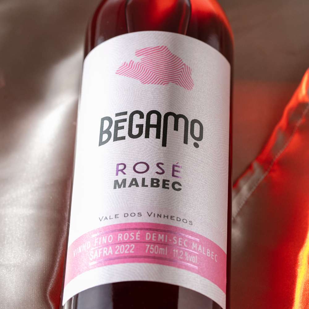 Vinho Rosé Malbec Demi-Sec Bégamo - Vinícola Cavalleri