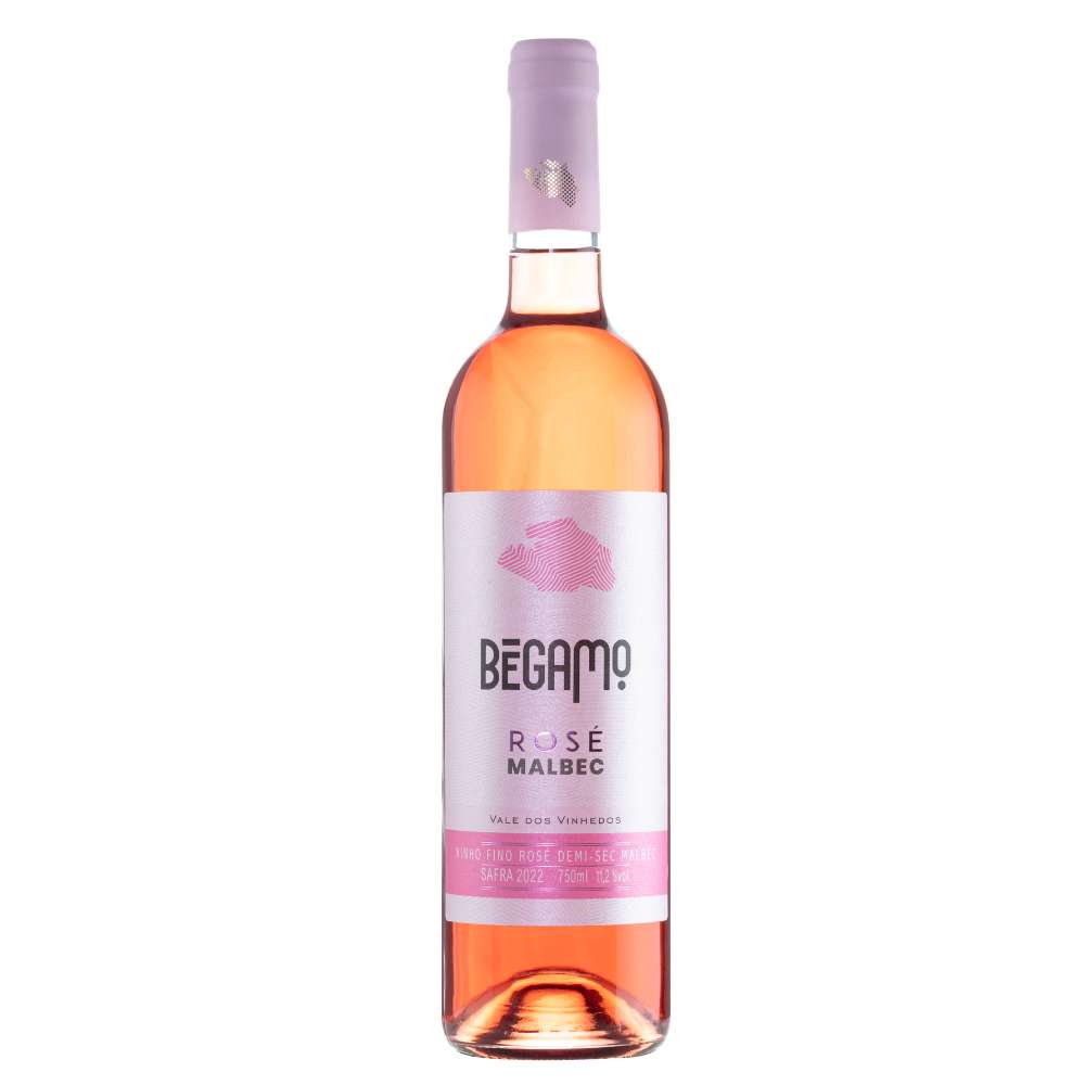 Vinho Rosé Malbec Demi-Sec Bégamo - Vinícola Cavalleri