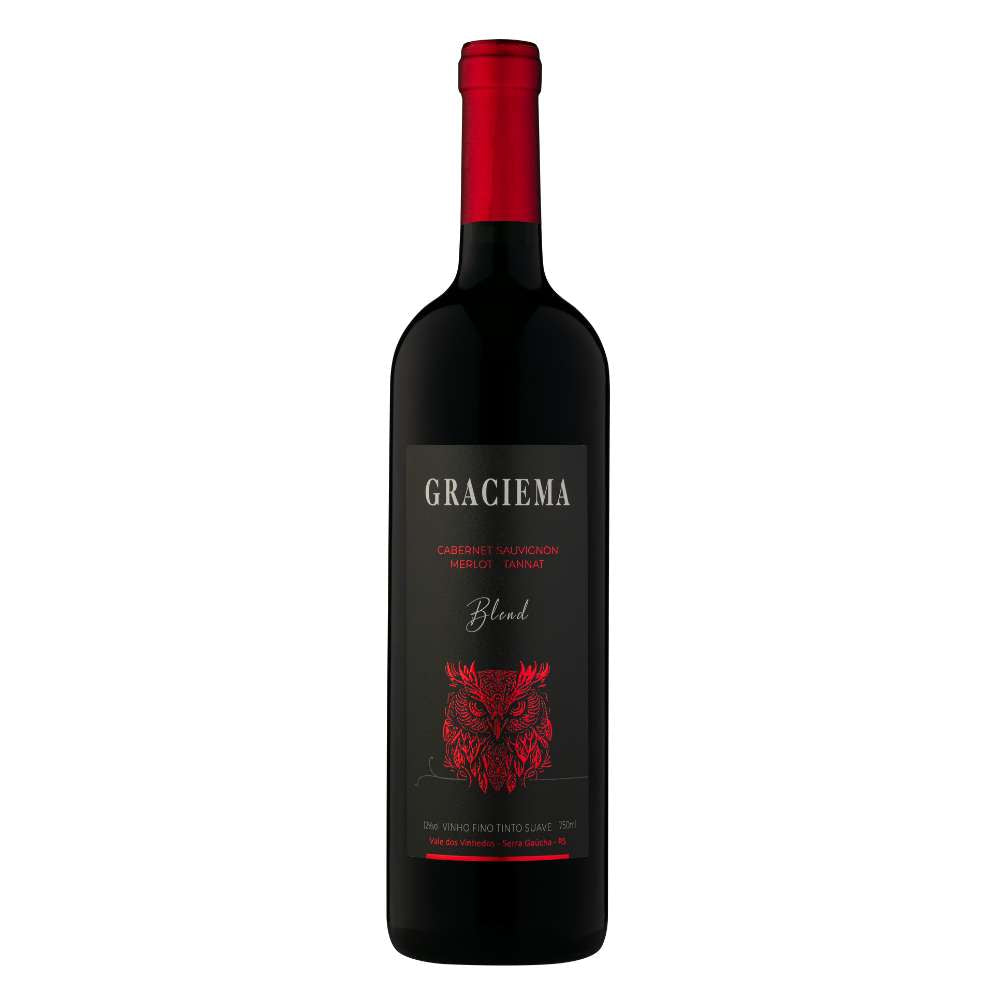 Vinho Coruja Tinto Suave Graciema - Vinícola CavallerI