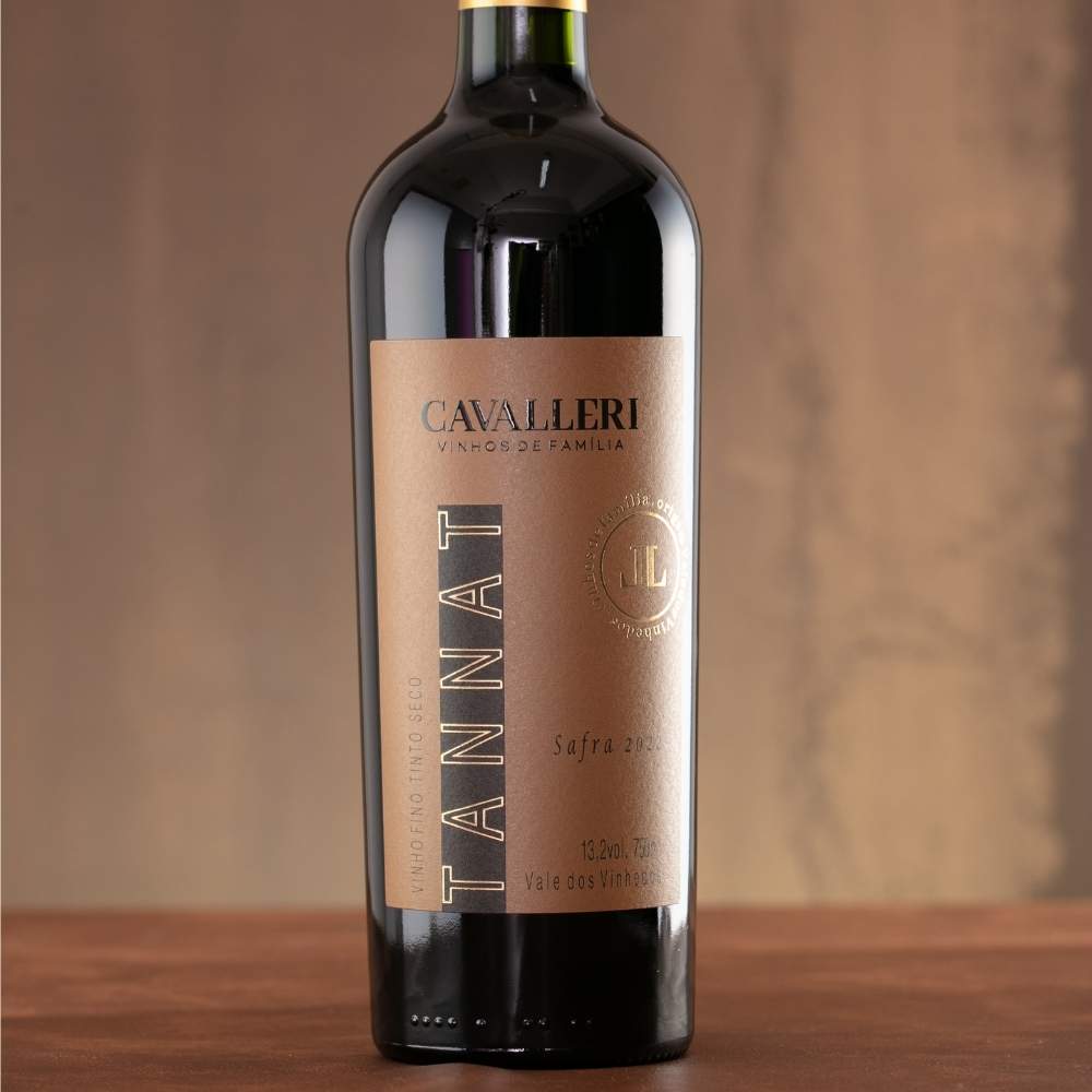 Vino tinto Tannat - Bodega Cavalleri