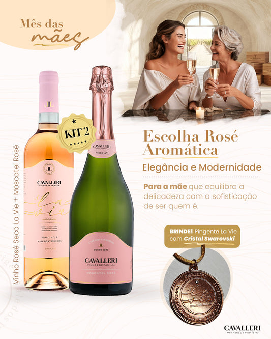 Kit Escolha Rosé Aromática - Vinícola Cavalleri