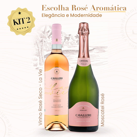Kit Escolha Rosé Aromática - Vinícola Cavalleri