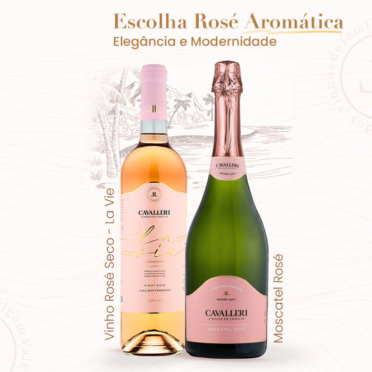 Kit Escolha Rosé Aromática - Vinícola Cavalleri