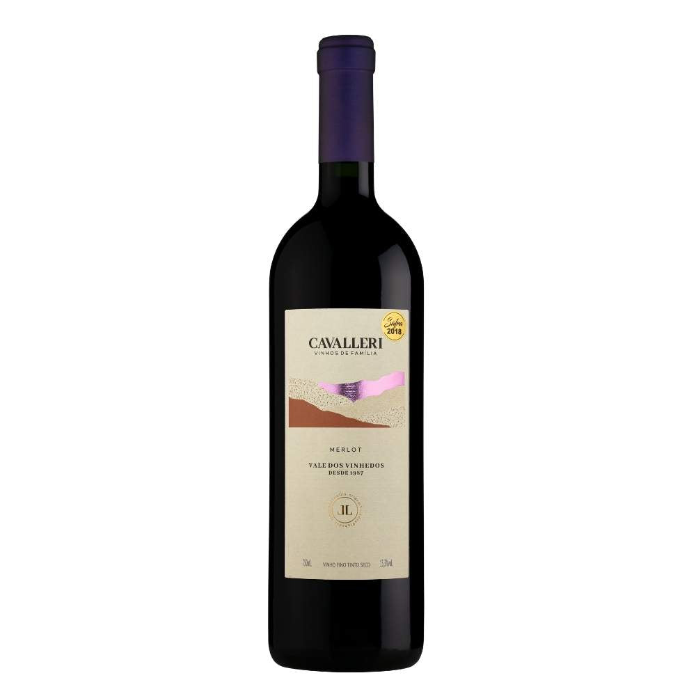 Vino tinto Merlot - Bodega Cavalleri