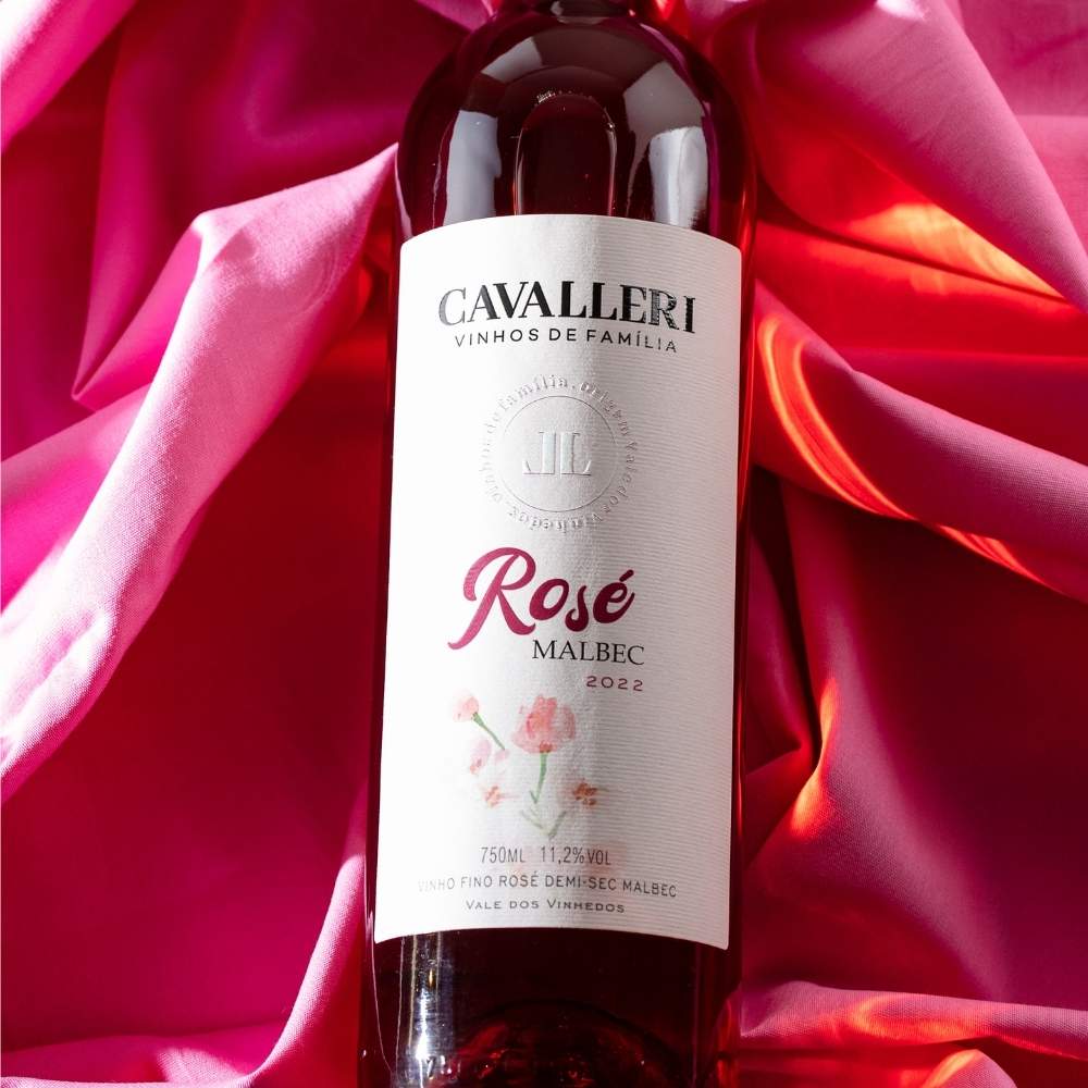 Vinho Rose Malbec Demi-Sec - Vinícola Cavalleri