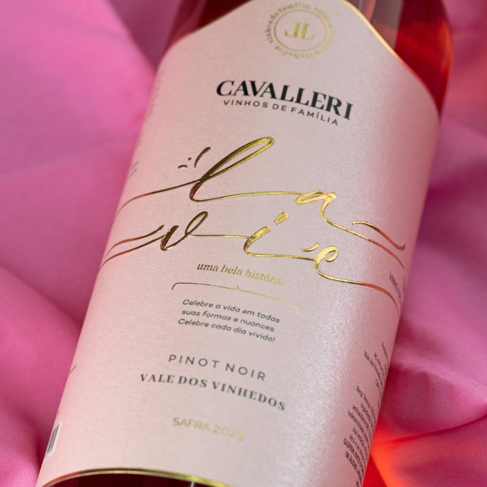 Vinho Rose La Vie Pinot Noir - Vinícola Cavalleri