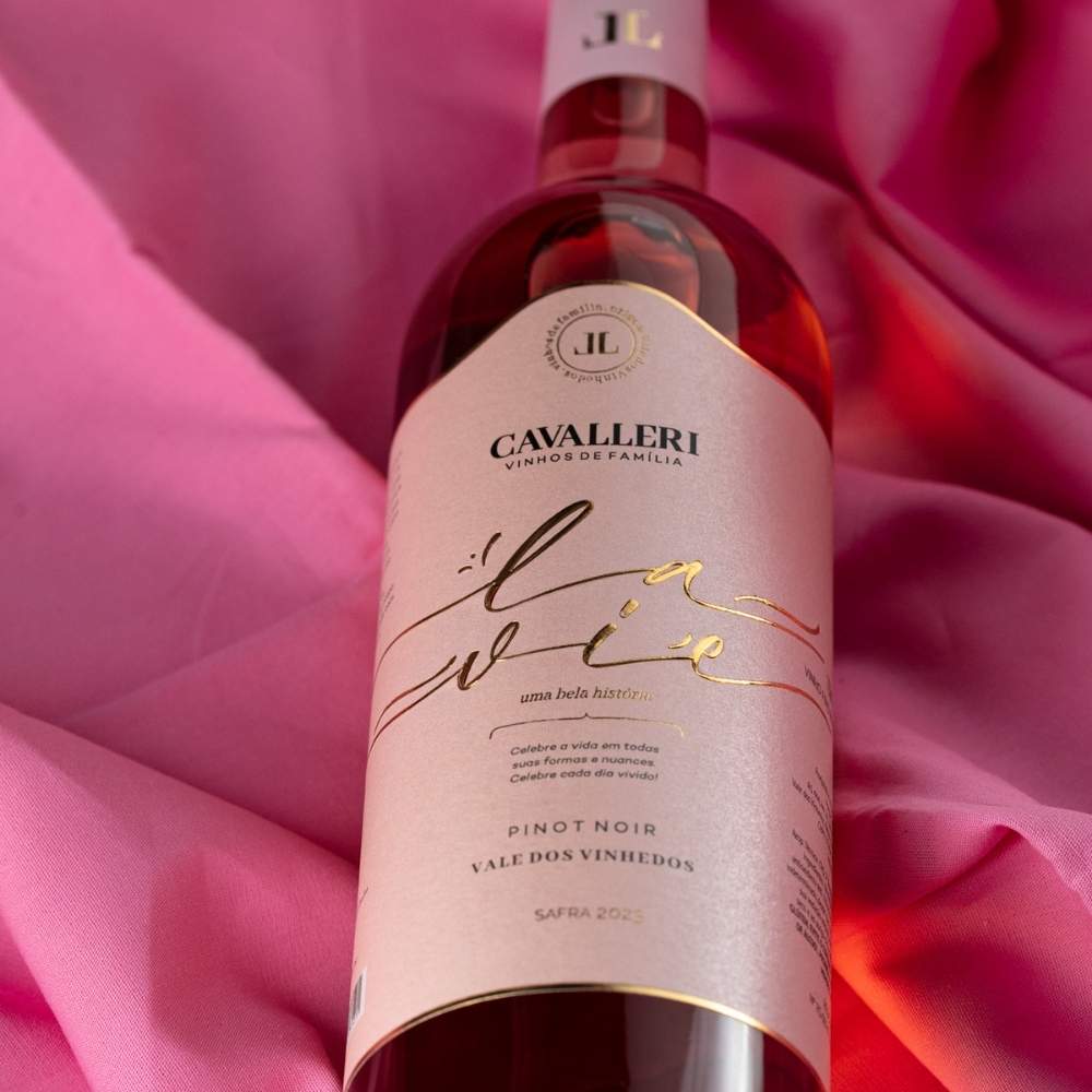 Vinho Rose La Vie Pinot Noir - Vinícola Cavalleri