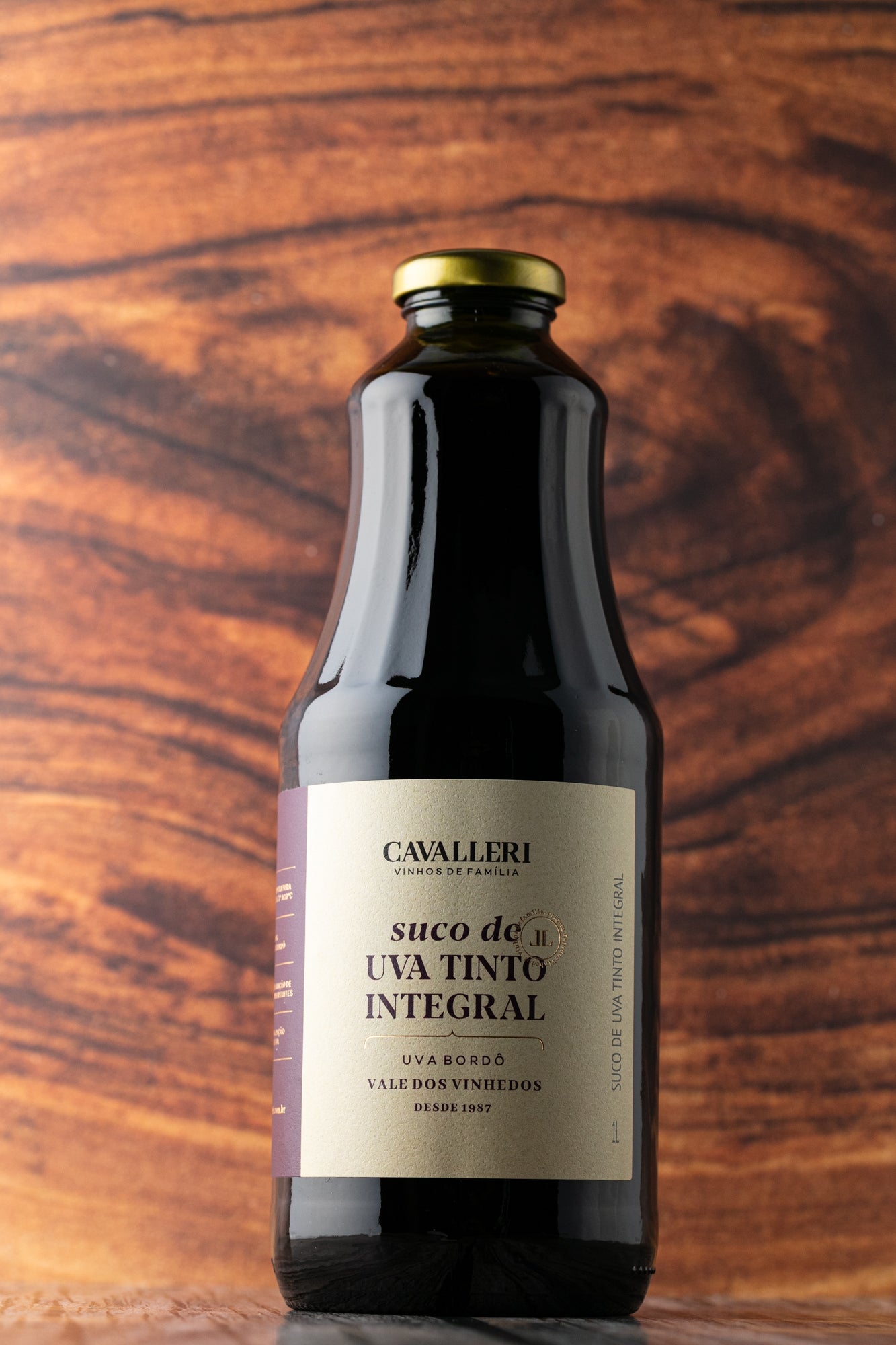 Suco de Uva Integral 1 Litro  - Vinícola Cavalleri