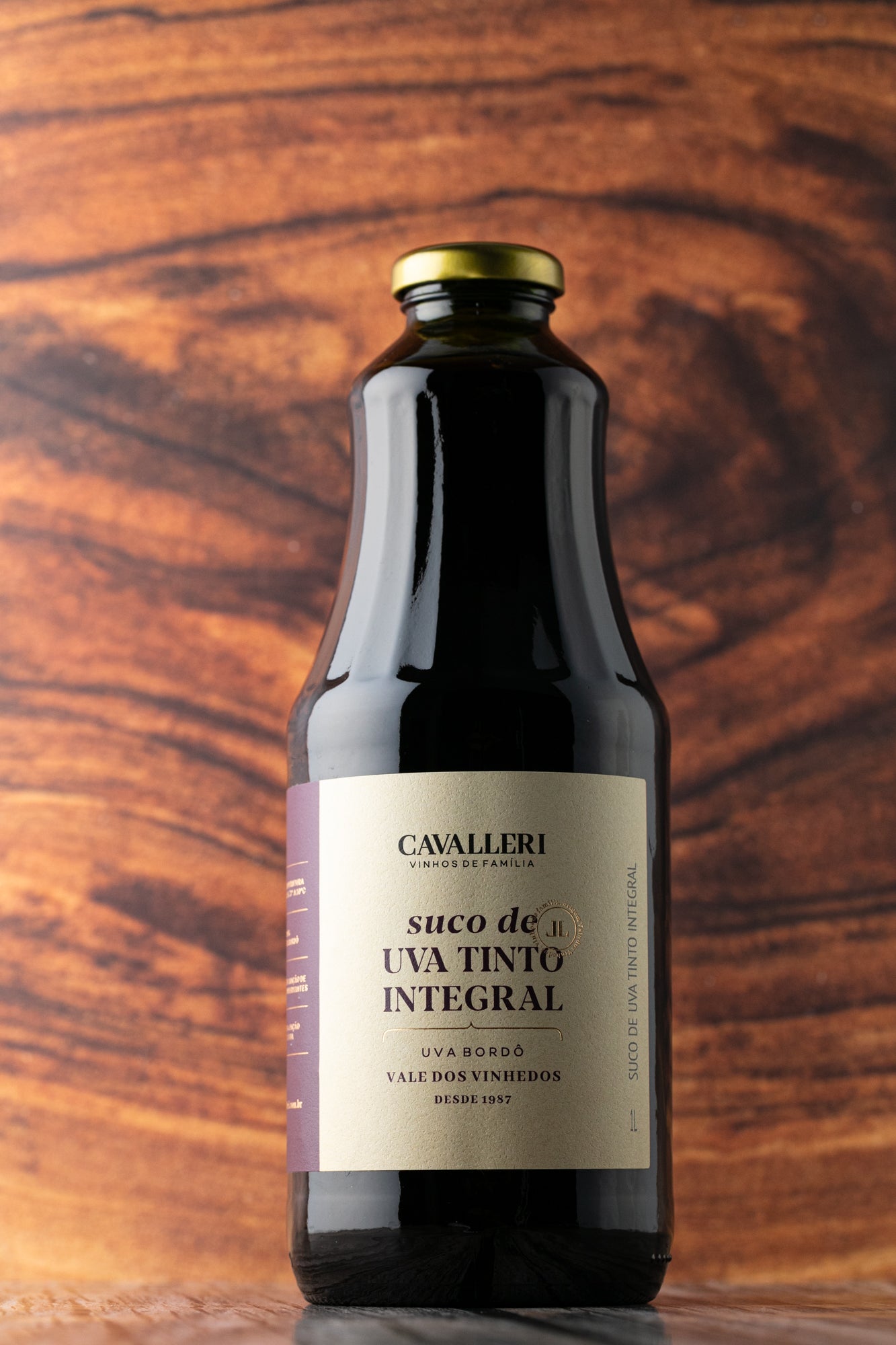 Suco de Uva Integral 1 Litro  - Vinícola Cavalleri