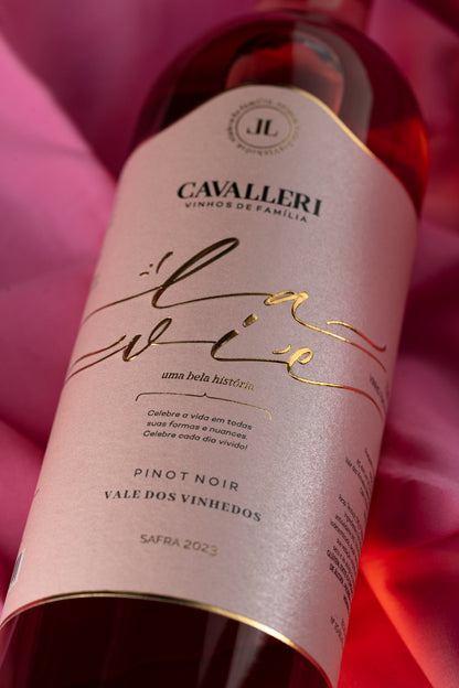 Vinho Rose La Vie Pinot Noir - Vinícola Cavalleri
