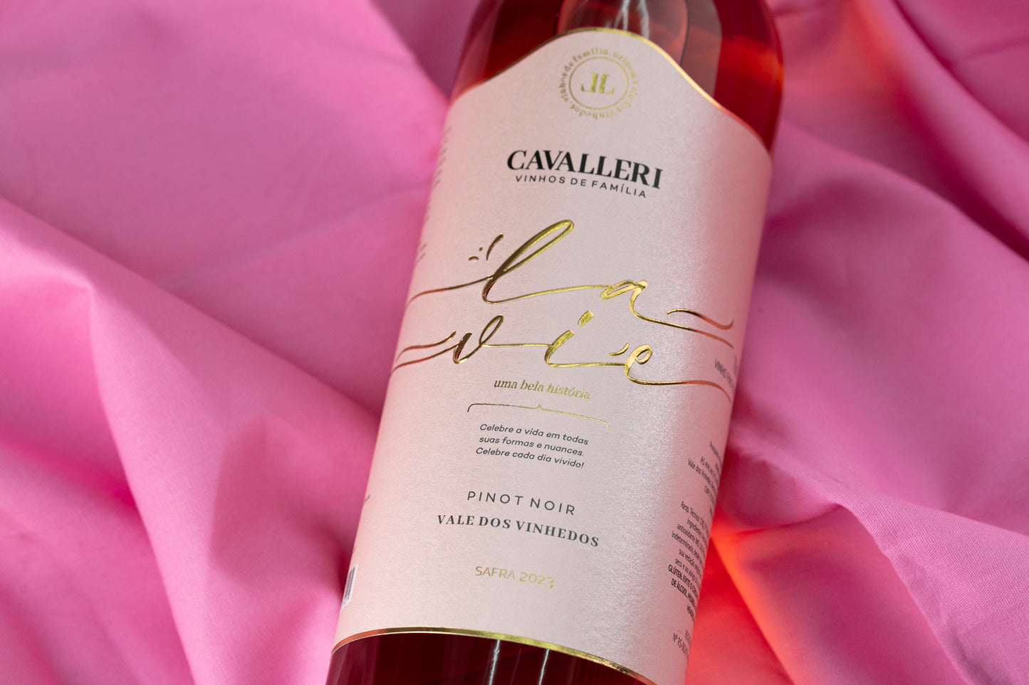 Vinho Rose La Vie Pinot Noir - Vinícola Cavalleri