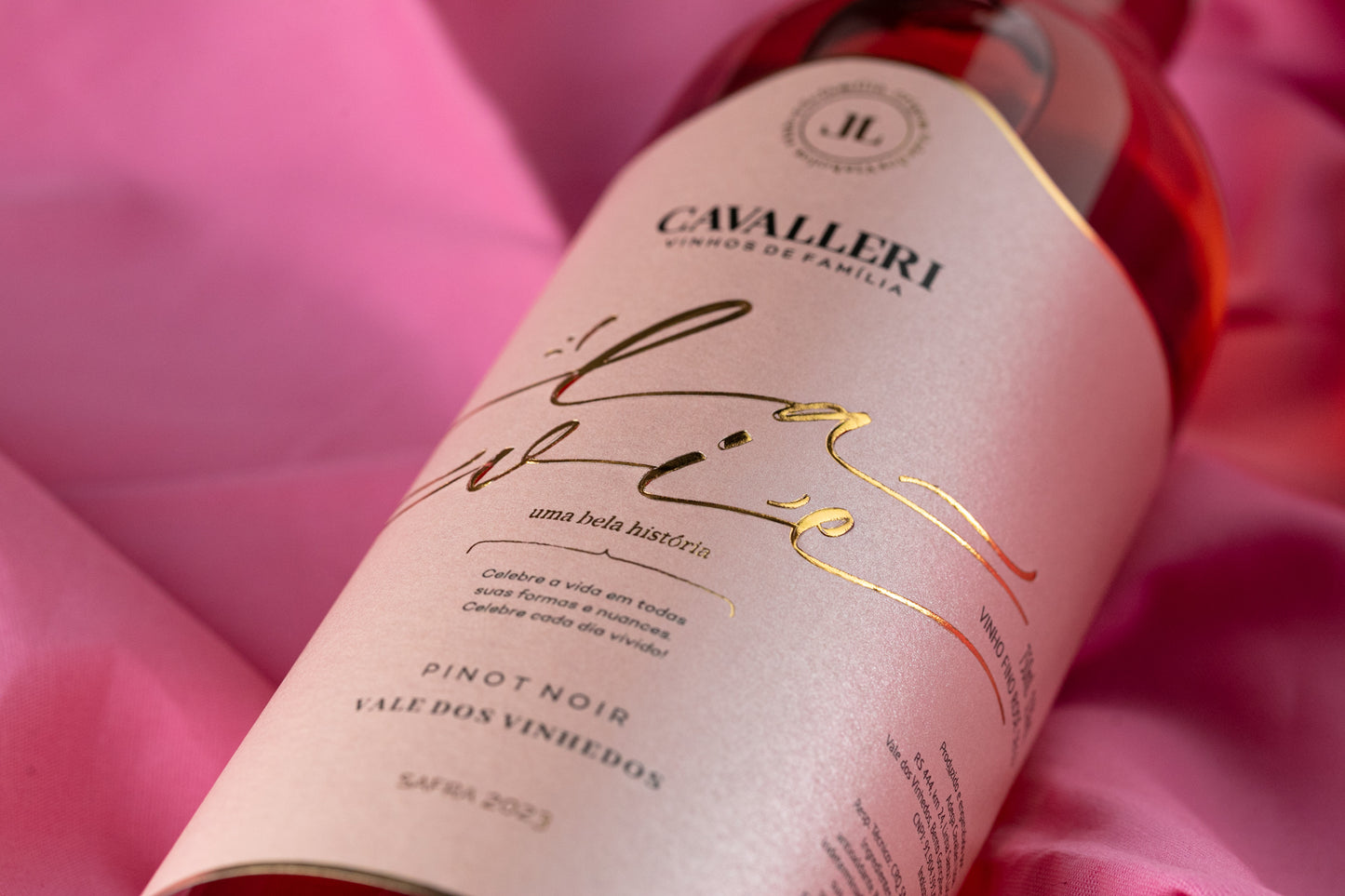 Vinho Rose La Vie Pinot Noir - Vinícola Cavalleri