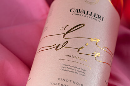 Vinho Rose La Vie Pinot Noir - Vinícola Cavalleri