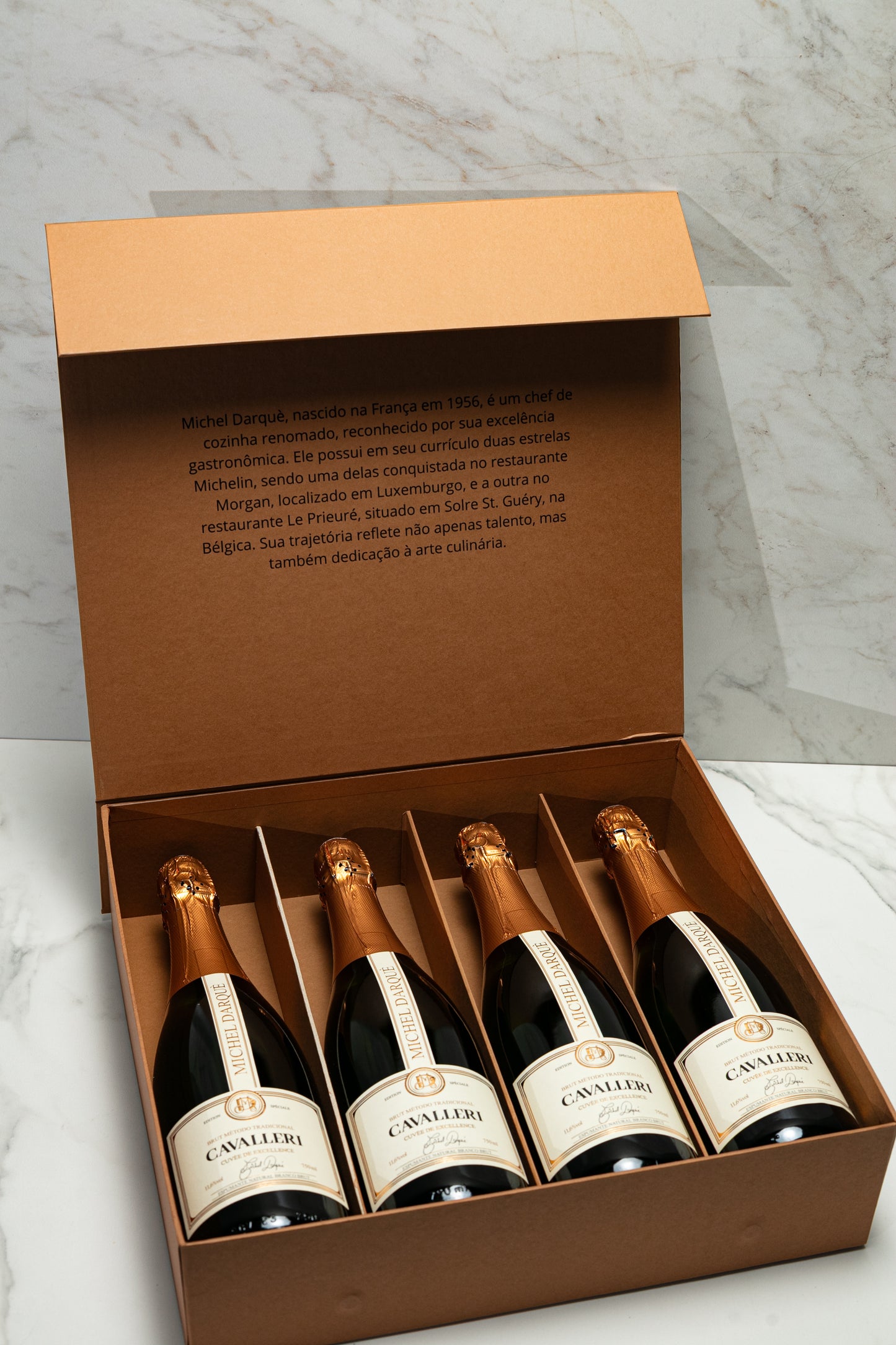 Espumante Brut Champenoise Michel Darquè 60 Meses - Vinícola Cavalleri