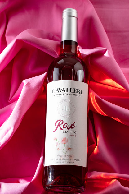 Vinho Rose Malbec Demi-Sec - Vinícola Cavalleri