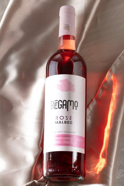 Vinho Rosé Malbec Demi-Sec Bégamo - Vinícola Cavalleri