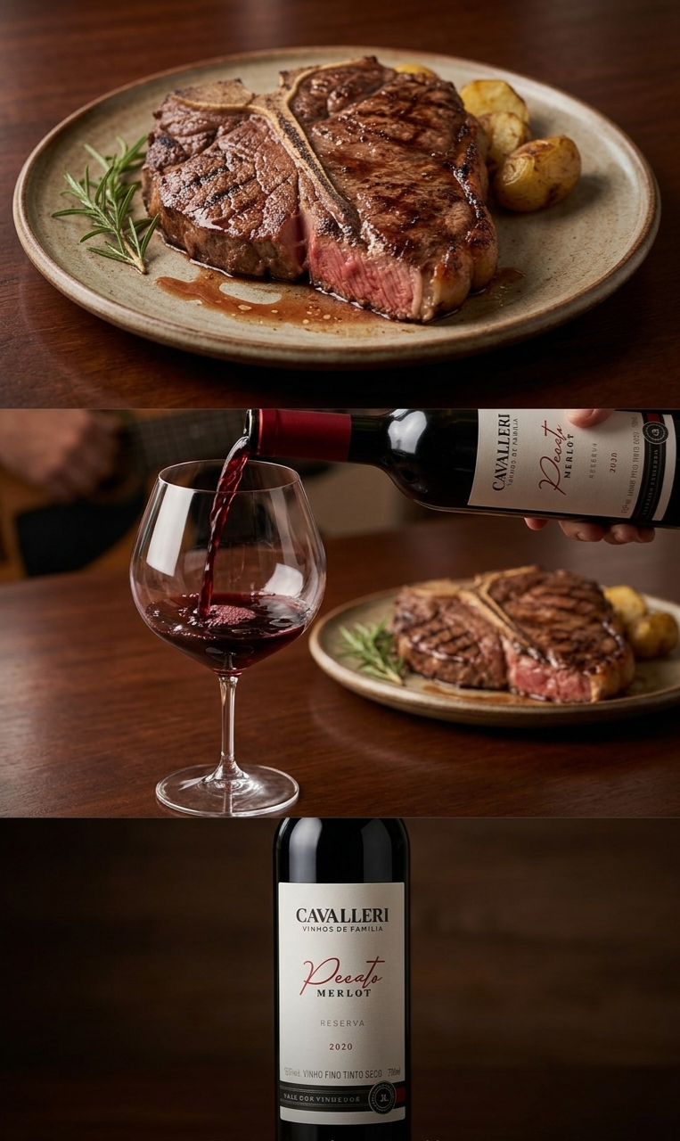 Vinho Tinto Merlot Pecato - Vinícola Cavalleri