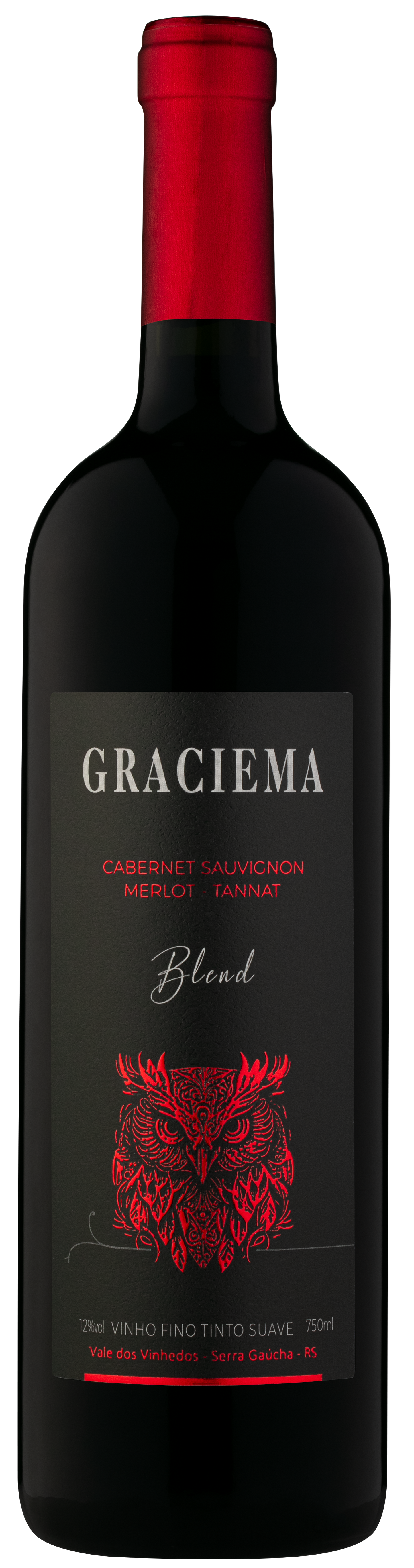 Vinho Coruja Tinto Suave Graciema - Vinícola CavallerI