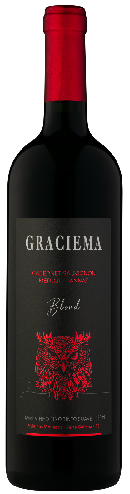 Vinho Coruja Tinto Suave Graciema - Vinícola CavallerI