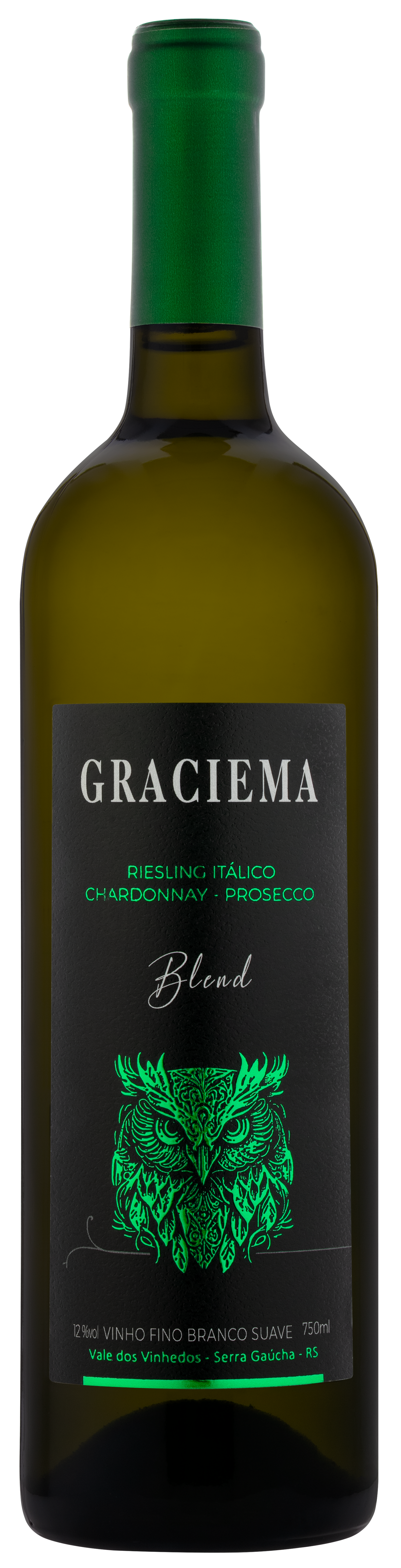 Vinho Coruja Branco Suave Graciema - Vinícola Cavalleri