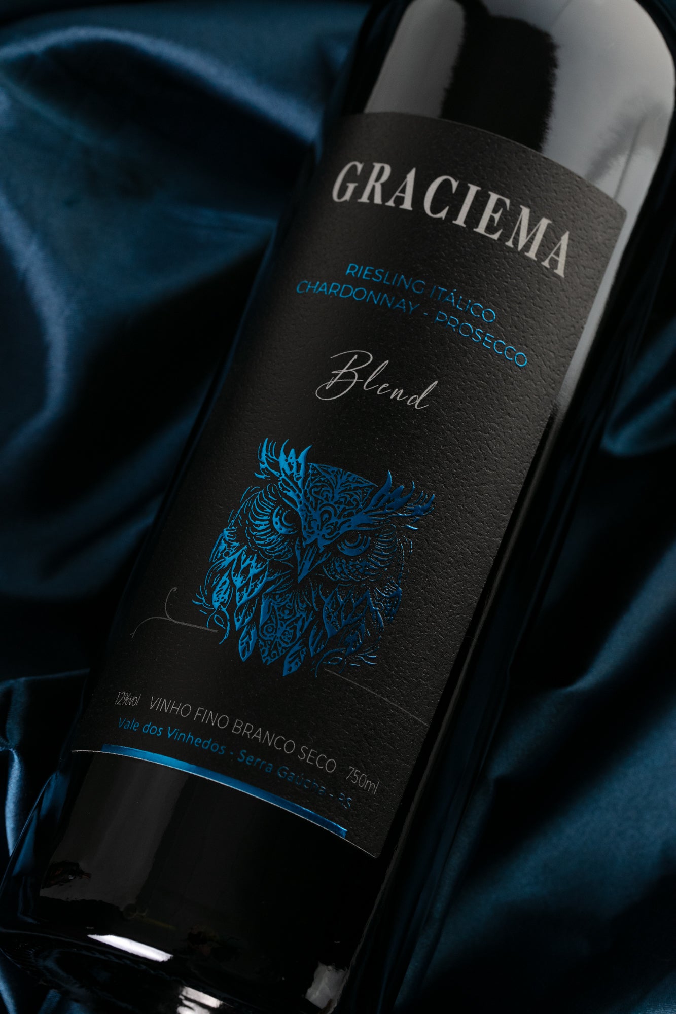 Vinho Coruja Branco Seco Graciema - Vinícola Cavalleri