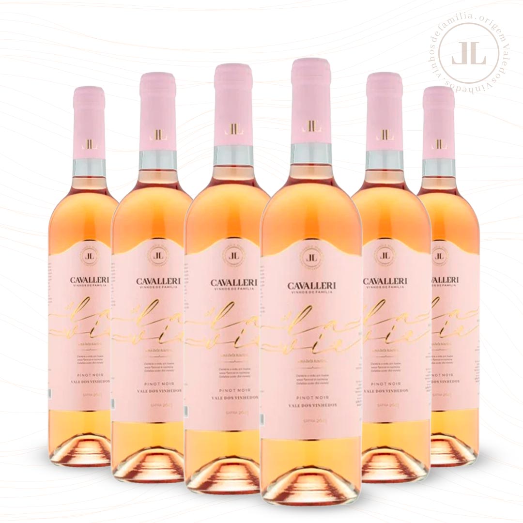 Vinho Rose La Vie Pinot Noir - Vinícola Cavalleri