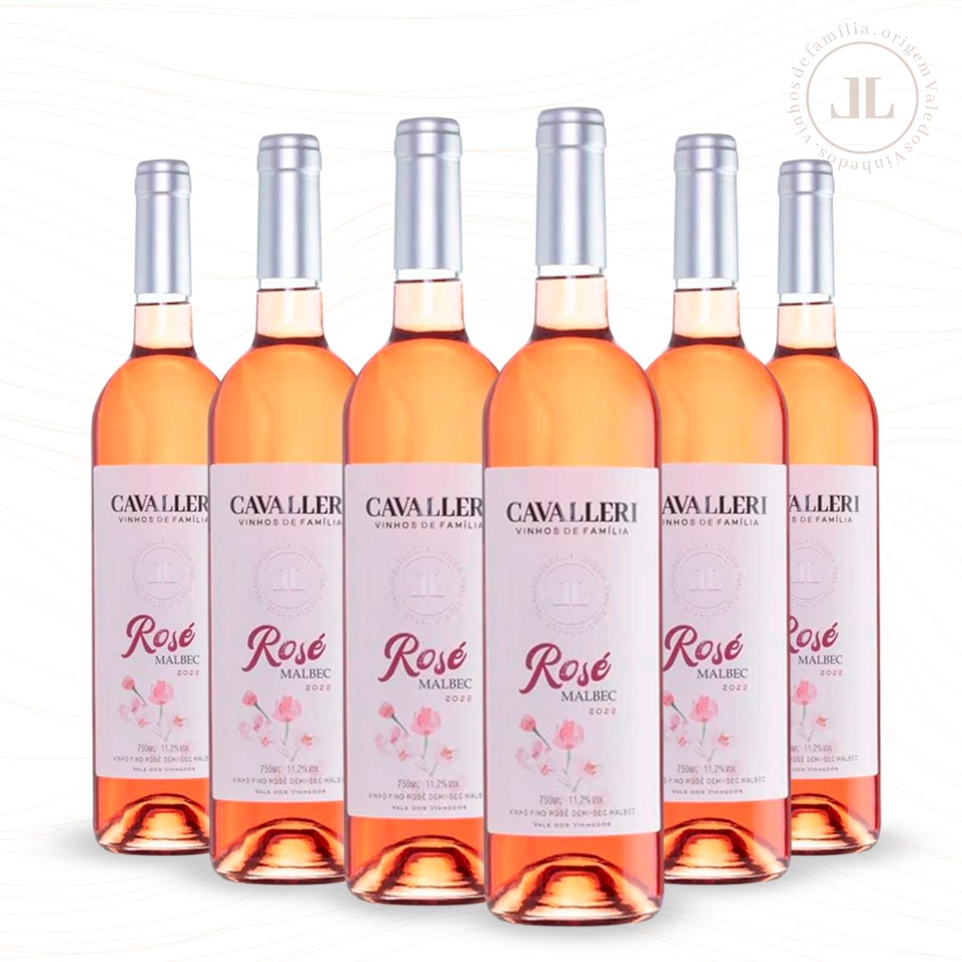 Vinho Rose Malbec Demi-Sec - Vinícola Cavalleri