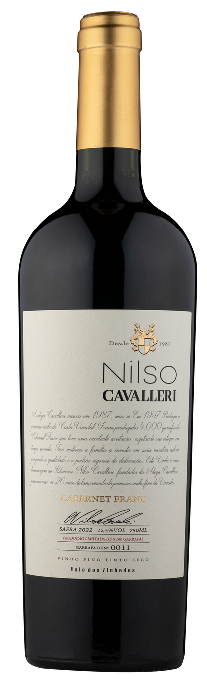 Vinho Tinto Cabernet Franc Nilso Cavalleri - Vinícola Cavalleri