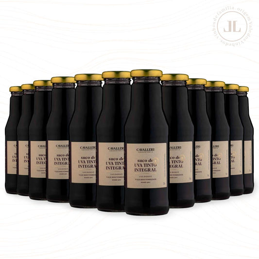 Kit Suco de Uva Integral 300 ML - 12 Garrafas - Vinícola Cavalleri