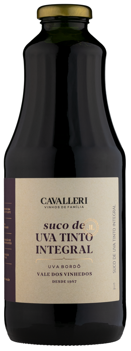 Suco de Uva Integral 1 Litro  - Vinícola Cavalleri