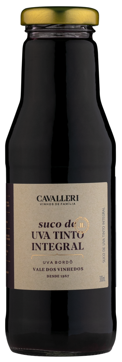 Suco de Uva Integral 300 ML  - Vinícola Cavalleri